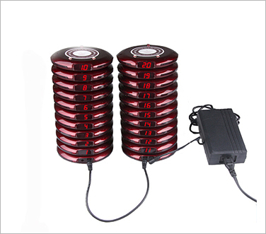 Wireless 433.92 Free queue guest pager system for restaurant managing waiting customer