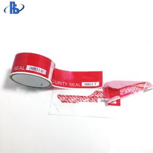 Single Sided VOID Security Labels Customizable For Electronic Industry