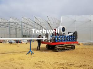 China 0.5mm Portable Greenhouse Gutter Machine For Hydroponic Systems Hanging Gutter on sale