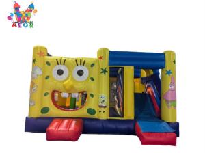 China Inflatable Jumping Bouncy Castles Bounce House Inflatable Bouncer With Slide wholesale