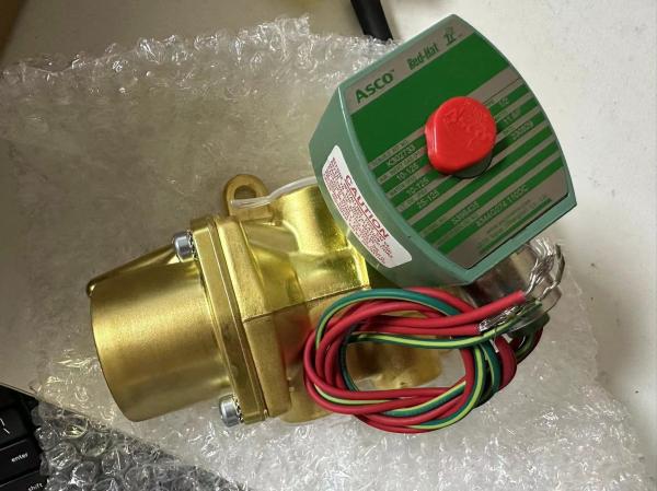 Quality 8344G074 110V Emerson ASCO Solenoid Valve 4 Way 1/2" NPT Single Solenoid Brass Body for sale