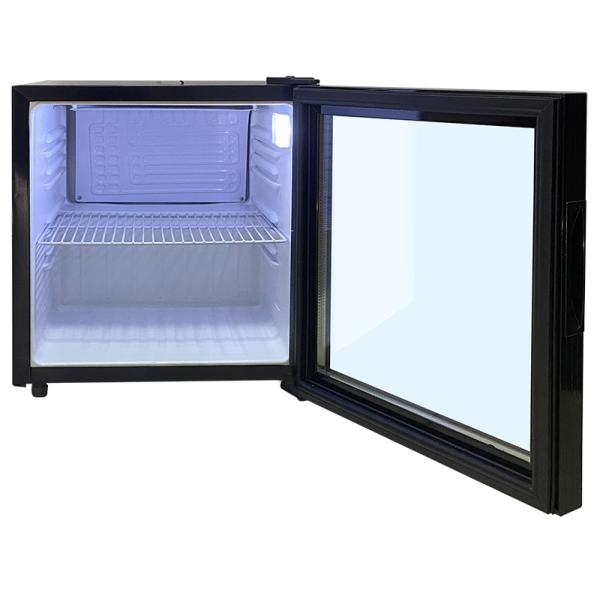 Hotel Mini Display Fridge Dynamic Cooling Showcase Cooler 240V