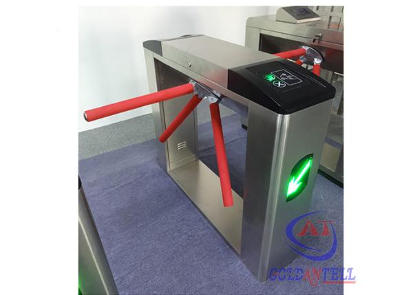Quality 110 volts full automatic Hs code tripod turnstile barcode scanner for stadium for sale