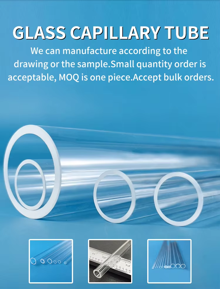 Clear High Pressure Resistance Large Diameter Spiral Quartz Glass Tubes High Temperature Resistance Quartz Coil Tube