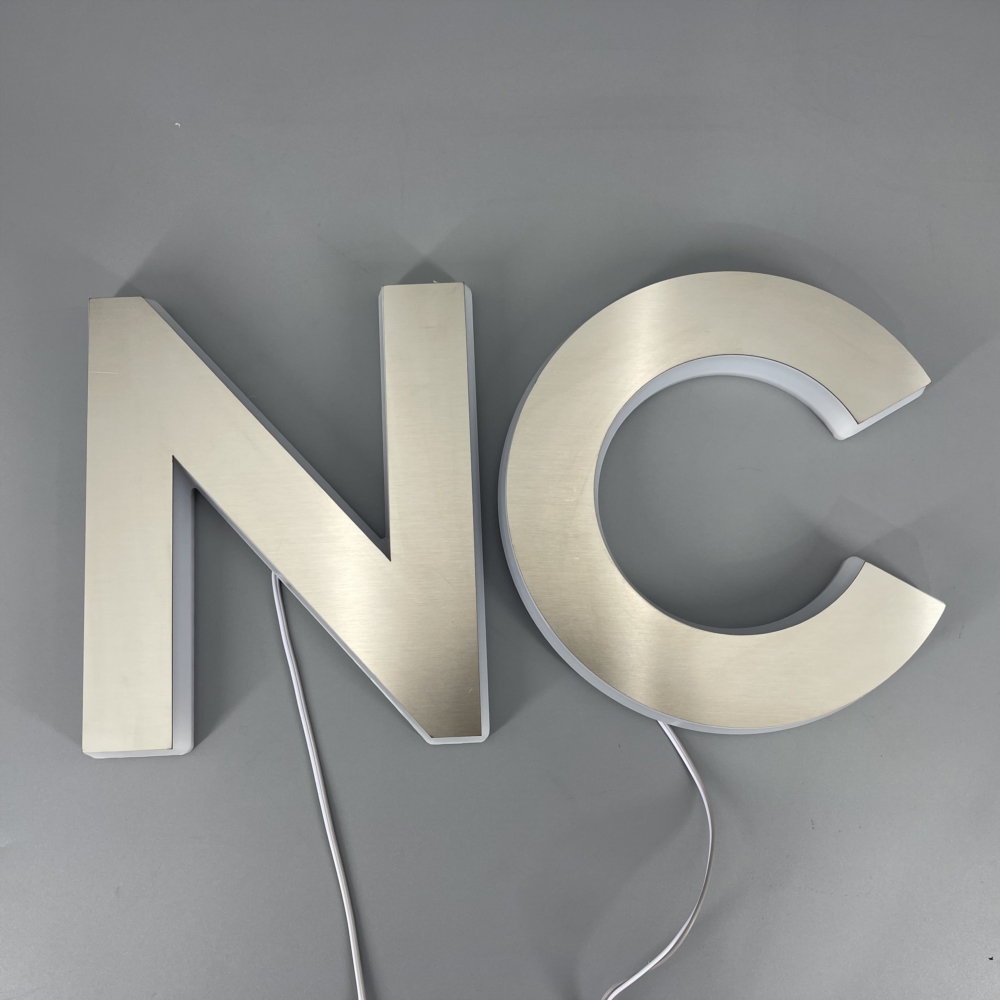 LED Luminous Character Outdoor Waterproof Exposed Light Front Desk Acrylic Crystal Character LED Luminous Character