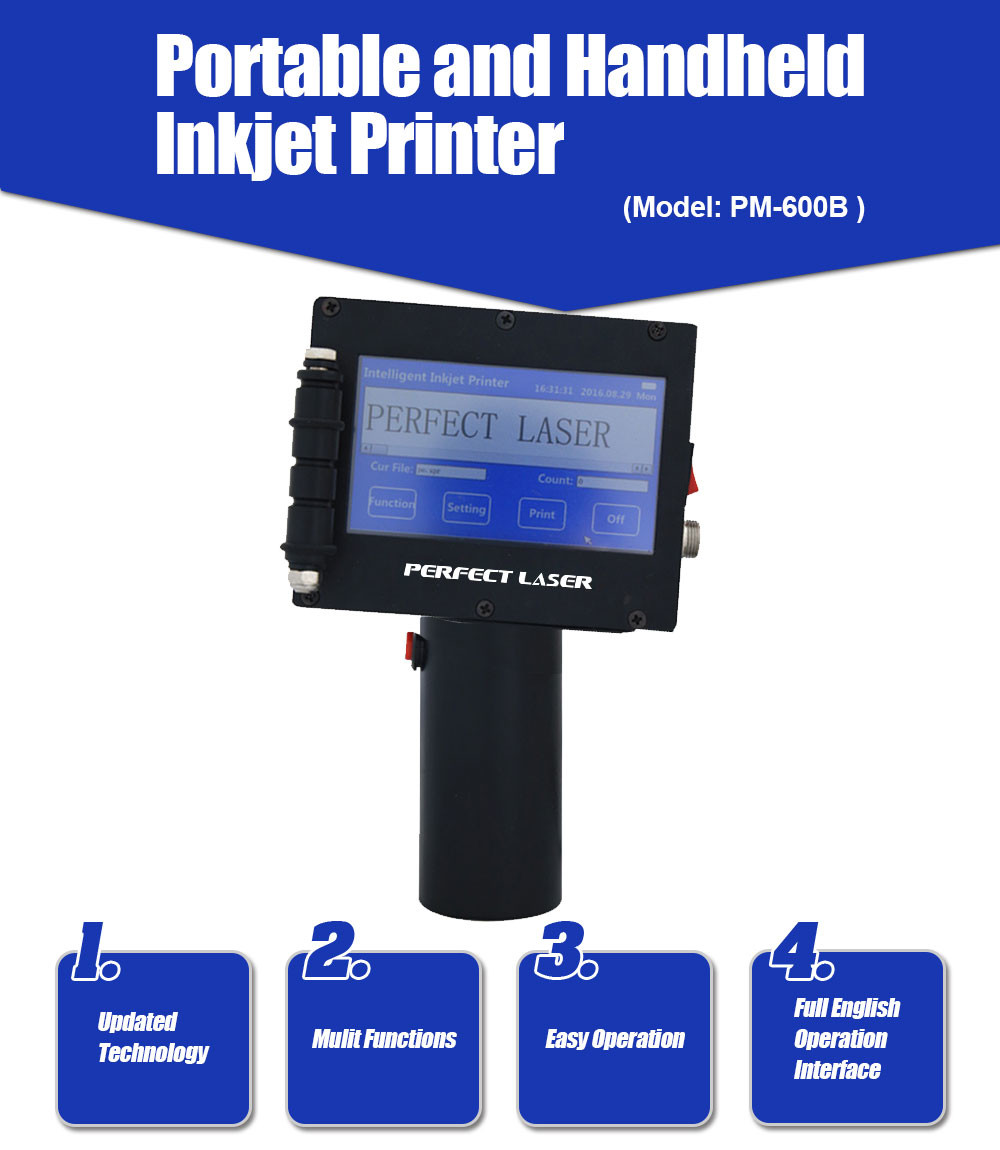 60 M/Min Automatic Industrial Inkjet Printer High Speed Ink Jet Printer For Packaging