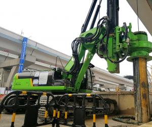 China Telescopic Restricted Space Piling Rig 200kN Crowd Force With 600mm Diameter wholesale