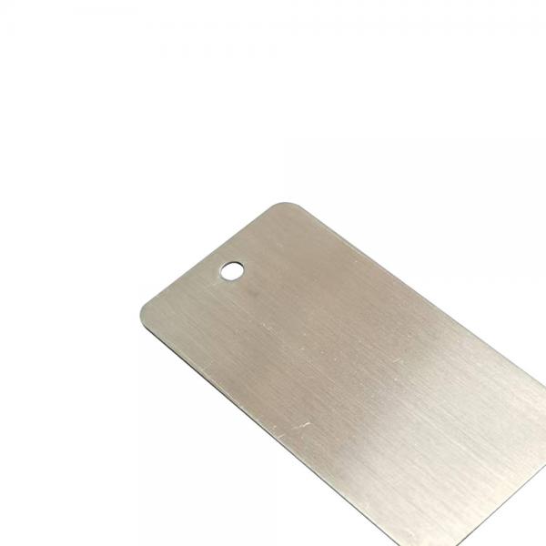 Quality OEM Aluminum Cable Marker Plate Brushed Tag Stainless Steel Number Plate for sale