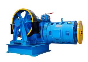 China AC2 Control 720kg Geared Traction Machine With Speed 0.5~1.26m/S wholesale