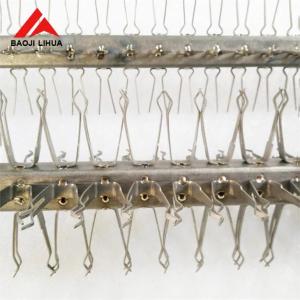 China Polished Surface Titanium Anodizing Jigs Customized Gr1 Gr2 wholesale