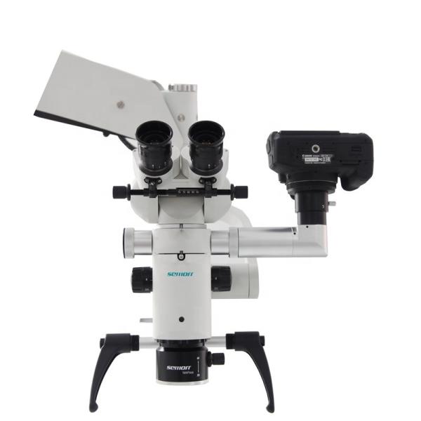 Quality White Dental Operating Microscope Wirh 360 Degree Rotation Handle Compact Design for sale
