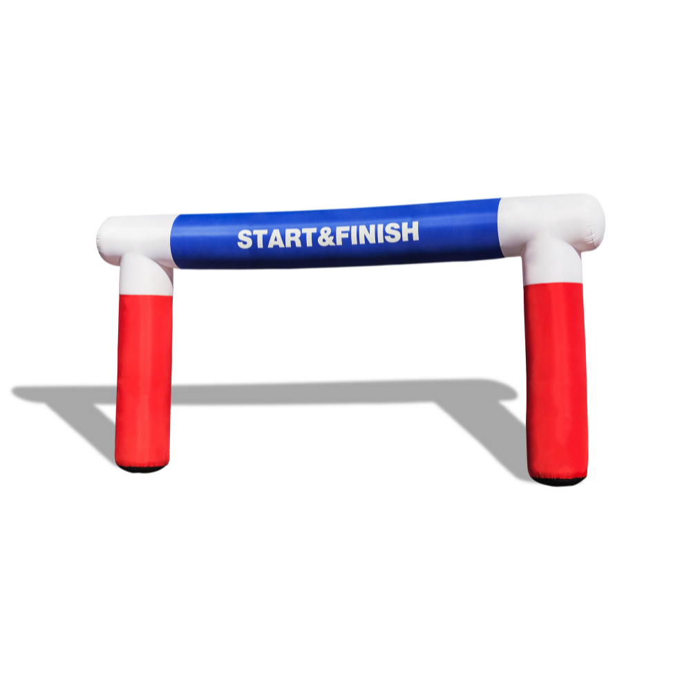 Five Sides Giant Inflatable Rainbow Arch ODM Digital Printing