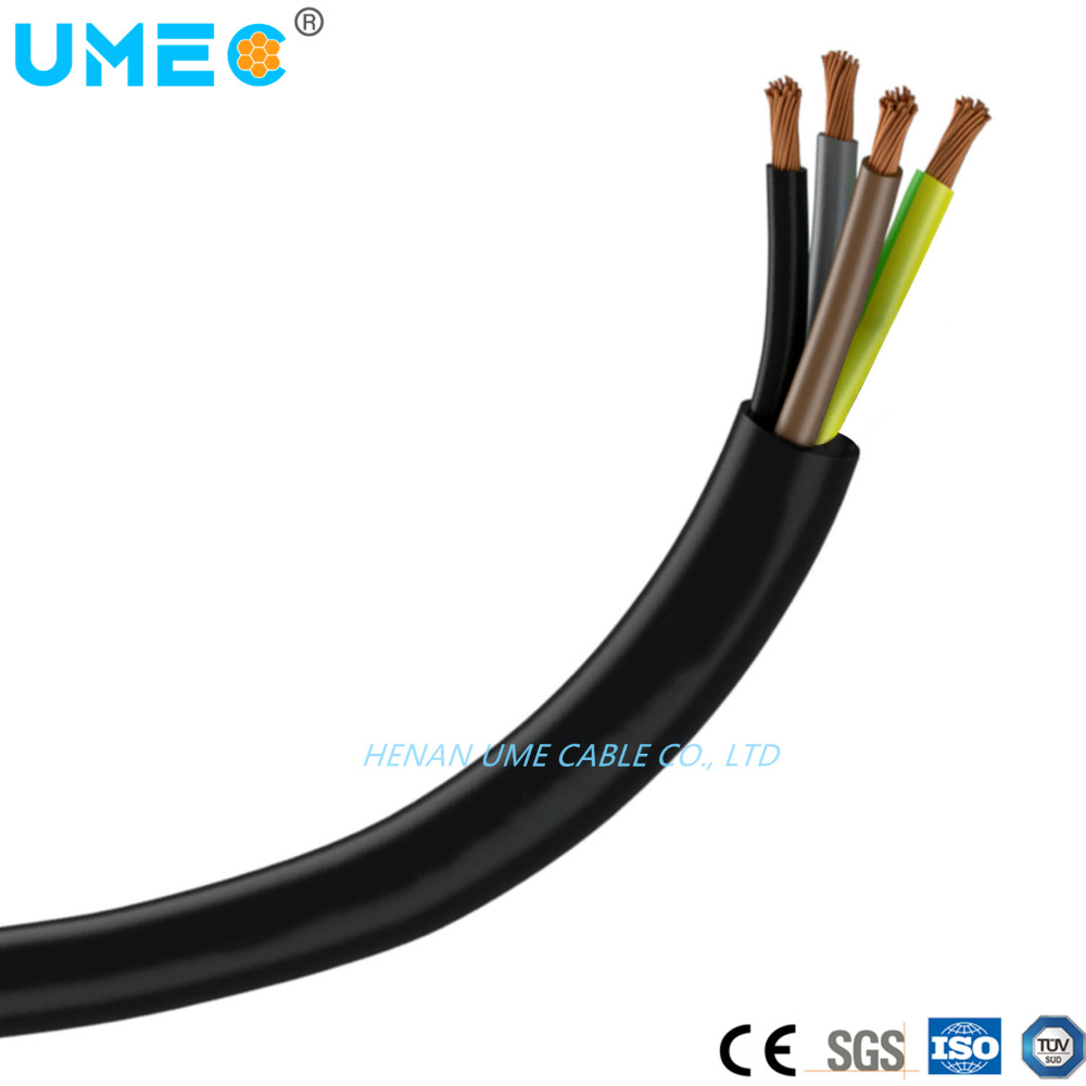 China Electrical H07rn-F H05rn-F 4gx1.5mm 2.5mm Flat and Round Soft Rubber Submersible Pump Cable