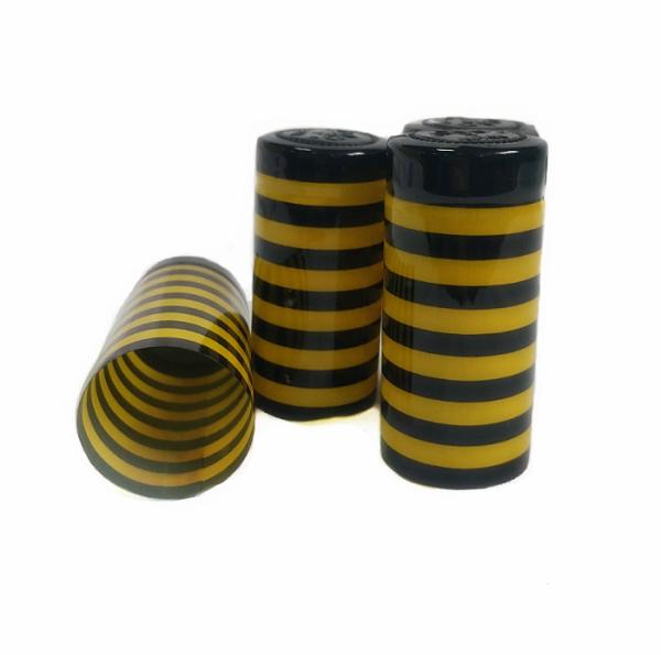 Quality PVC Heat Shrink Wine Bottle Shrink Caps Custom Color 34mm Dia Capsules for sale
