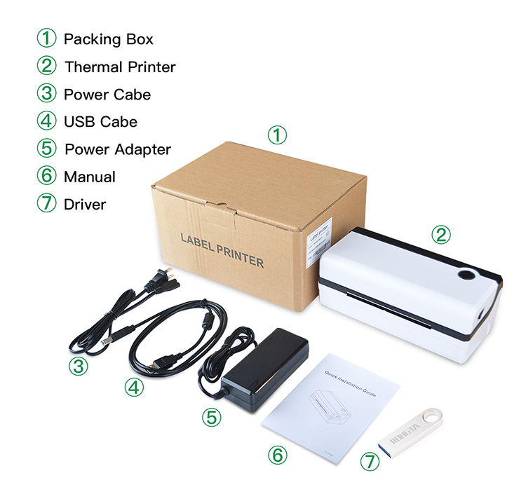 RP420 Thermal Barcode Label Printer High Speed With Automatic Feed