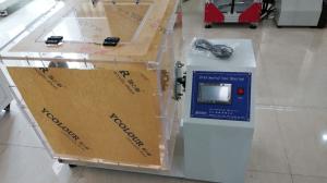 Rotary Box Touch Screen Control Feathers Textile Lab Equipment For Downproof Or Fillproof