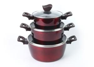 Spiral Bottom PFOA Free Gas Stove 2mm Commercial Soup Cooker