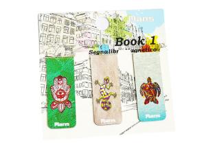 China Durable Personalized Magnetic Bookmarks , Custom Magnetic Clips Signs Waterproof Perfect Advertising Gift wholesale