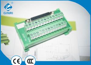 China D-Sub Female Terminal Block 16-22 AWG Support Most Of PLC Output Interface wholesale