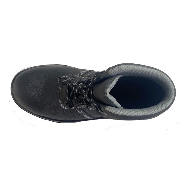 Men Women PU Injection Embossed Leather Lining Mesh PU Sole Safety Shoes With Puncture Resistant Work Boots