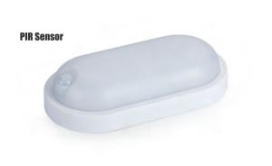 Oval PIR Surface Mounted LED Bulkhead Light IP54