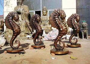 China Customized Size Bronze Statue For Garden Decoration Hippocampus Design wholesale