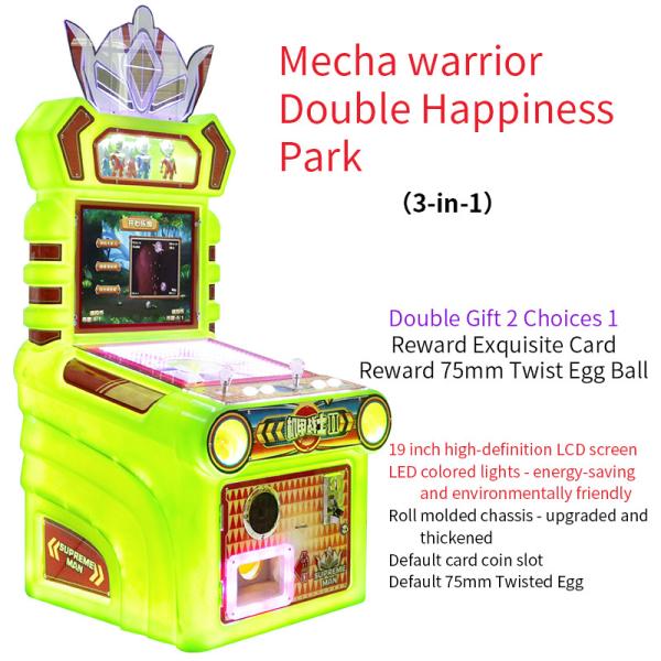Quality Warrior Arcade Coin-operated Mechanical Warrior Two-player Happy Park Game Machine for sale