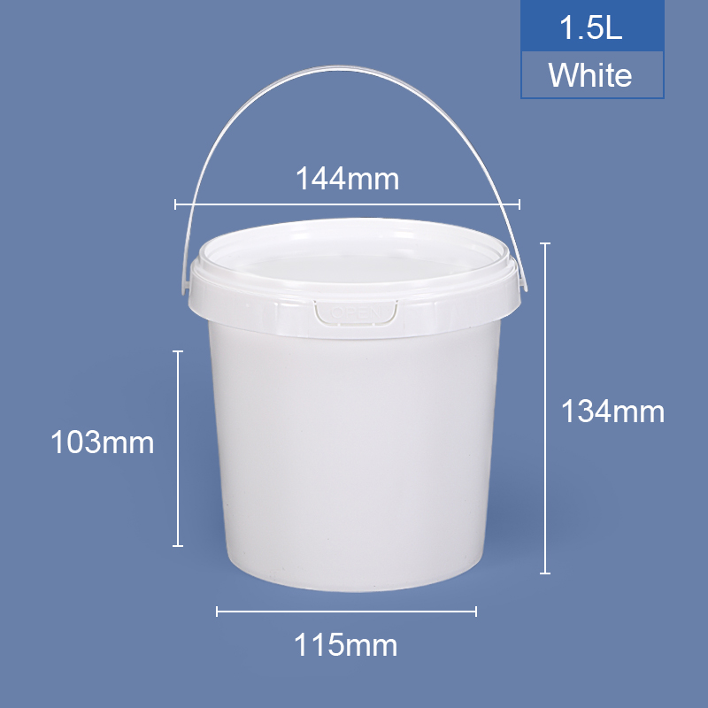 Food Grade Beverage Plastic Candy Buckets Halloween Container with Lids and Handles