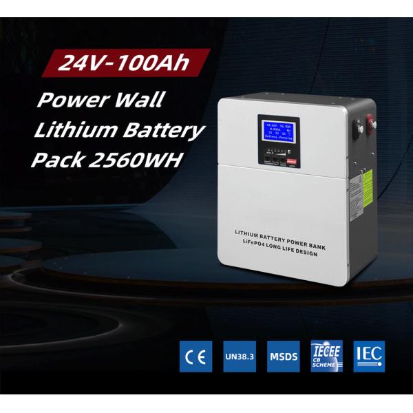 Wall mounted 24v 100ah 5kw 10kw 20kw Lifepo4 Lithium ion Energy Storage Battery Rechargeable Pack for Home solar system