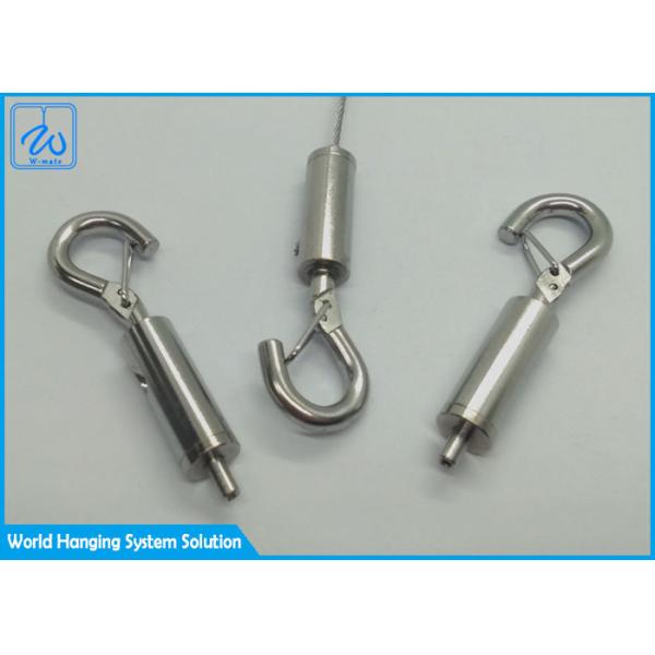 Adjustable Side Exit Cable Grippers With Hook For Aircraft Stainless Wire Rope