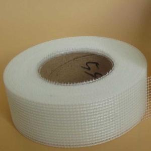 China Construction Material Adhesive Fiberglass Mesh 65g/M2 50mm Width wholesale