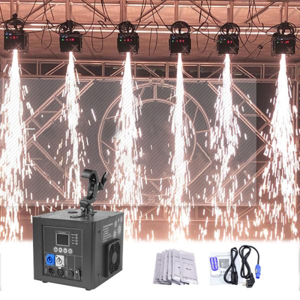 Quality 800W Waterfall Remote Inverted Cold Spark Machine for Stage Spark Fall Control Mode DMX512/Remote for sale