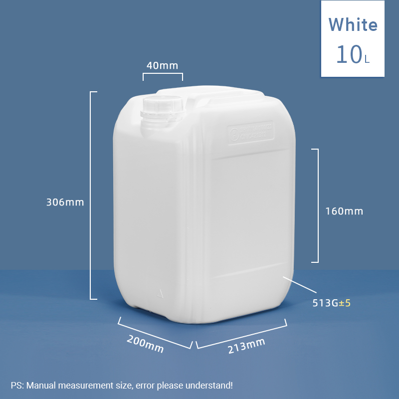 HDPE Plastic Fluoride Transparent Reagent Bottle 1000ml 1L For Chemical Packaging