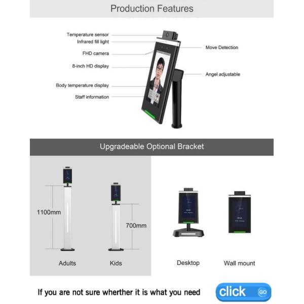 Infrared Thermal Scan Temperature Measuring Machine Digital 2000 Degree Board