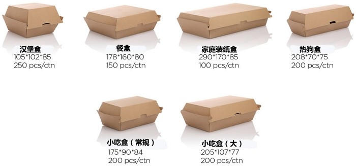 Automatic Paper Food Container Hamburger Box Making Machine Complementary Equipment