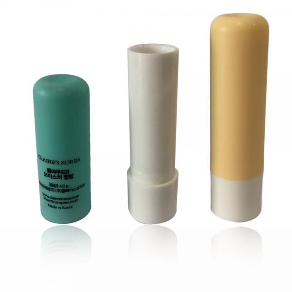 Quality Durable 19.2*69mm Empty Plastic Lip Balm Tube 3.8g Lightweight for sale