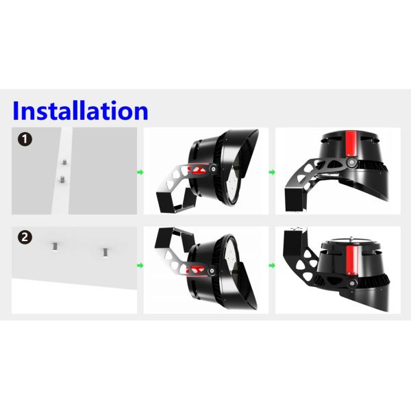 High Power Spot Sport Projector 300W-1200W LED Floodlight DMX Dali 0-10V LED Flood Light For Golf Courses Square