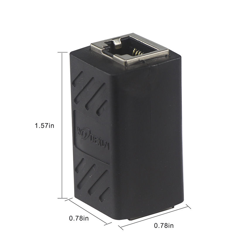 Ethernet Socket Rj45 To Rj45 Connector 8P8C UTP/FTP/SFTP Shield