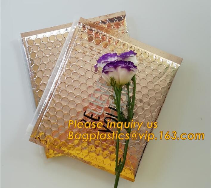 Cosmetic Slider Zip lockk Bubble Bags Bubble Slide Pouch,Zip lockk esd bubble bag bubble packaging wrap cosmetic pouch slide