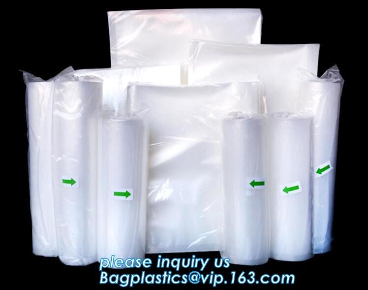 Embossing Resealable Vacuum Food Bags For Household Eco- friendly Texture Vacuum Food Storage Plastic Bag Rolls Moisture
