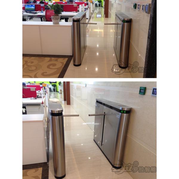 304 SS ID / IC Cards Emergency Security Drop Arm Turnstile Access Control