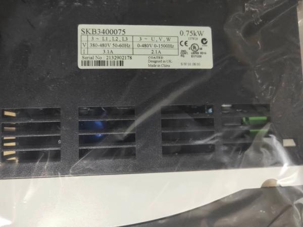 Quality CONTROL TECHNIQUES Commander SKB1100075 0.75kW Inverter Drive 100...120VAC Single Phase 4A for sale