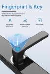 Tlock Tuya Wifi Enabled Door Lock 38mm - 55mm Fingerprint Digital Door Lock