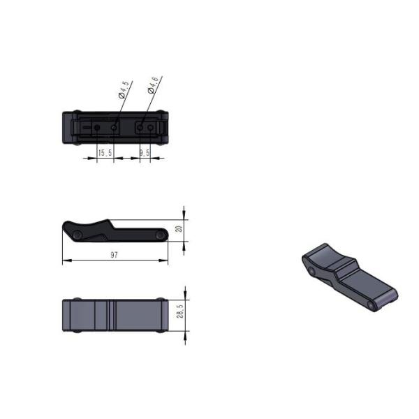 rubber latch, rubber toggle latch, rubber draw latch