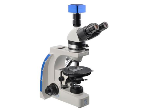 Quality Transmitted Polarized Light Microscopy Trinocular Head 20X 50X Objective for sale