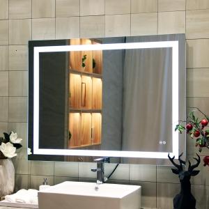 Modern Vanity IP44 Rated LED Lighted Hotel Backlit Bathroom Mirror with Design Style