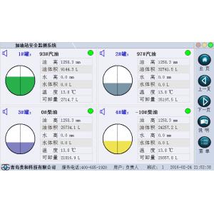 Gas Stations Remote Level Control RS232 Output Automatic Tank Gauge