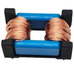 Toroidal nanocrystalline toroidal core differential mode choke coil inductor