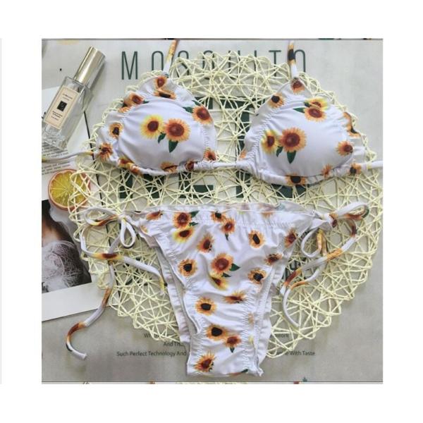 Ciktidin Floral print 2018 swimwear women swimsuit beach bathing suit