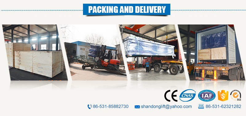 Residential Car Lifting Hydraulic Garage Car Elevator For Home Garage CE ISO SGS
